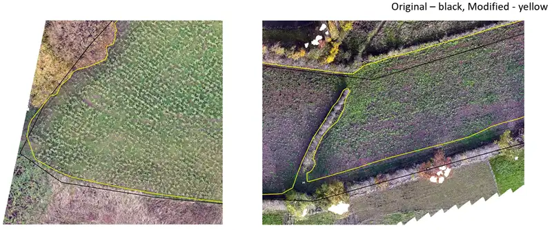 gono.ai - step 0 - Refining field boundary to planted area